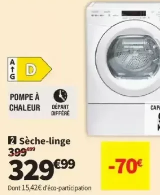 Sèche-linge Candy CSO EH9N2DE-47