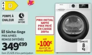 Hisense Sèche-linge 15