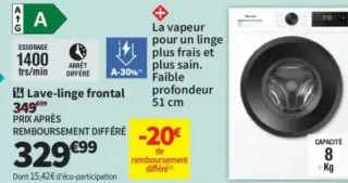 Hisense Lave-linge frontal 14