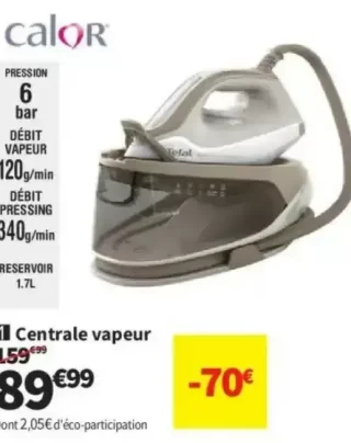 Centrale vapeur Calor SV6213C0