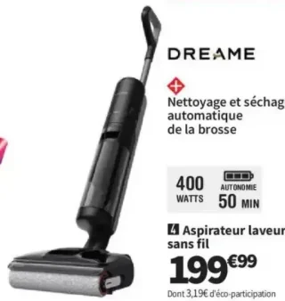 Aspirateur laveur sans fil Dreame H12 PRO