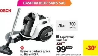 Bosch Aspirateur sans sac BGS05A322