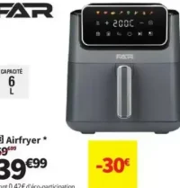 Airfryer FAR AF-6L-MG-26