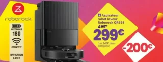 Aspirateur robot laveur Roborock QR598