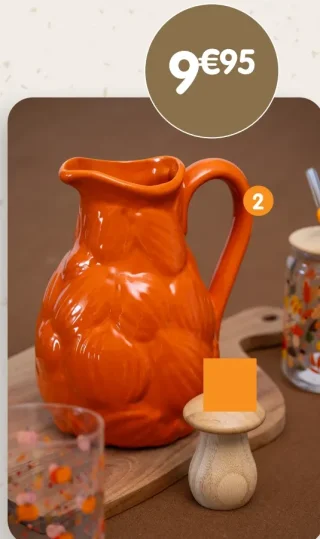 Pichet motif pumkin - 1 L