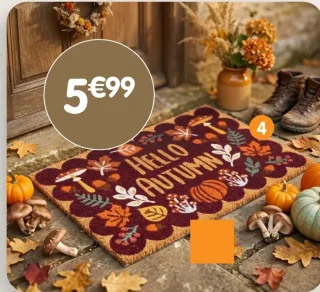 Tapis «HELLO AUTUMN» - 60x40 cm