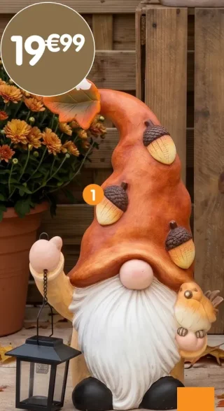 Statue solaire gnome
