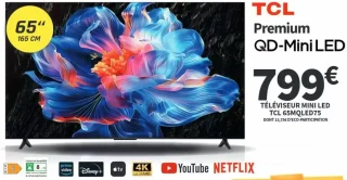 Téléviseur Mini LED TCL 65MQLED75 65"