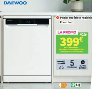 Lave vaisselle Daewoo DFFA1DW45E52FR