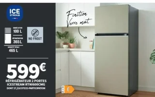 Réfrigérateur 2 portes Ice Stream RTNI600CMG