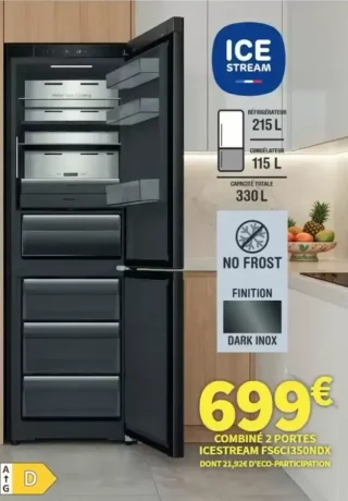 Combiné 2 portes Ice Stream FS6CI350NDX
