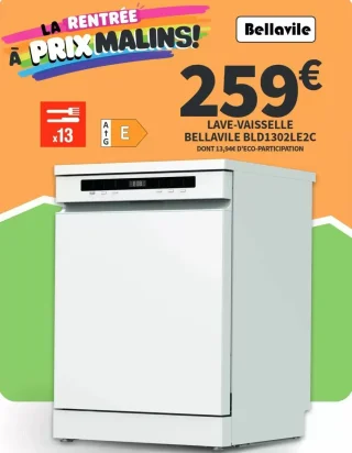 Lave-vaisselle Bellavile BLD1302LE2C