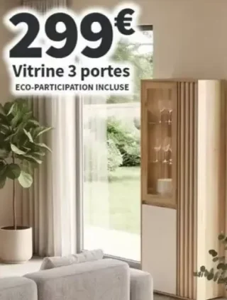 Vitrine 3 portes
