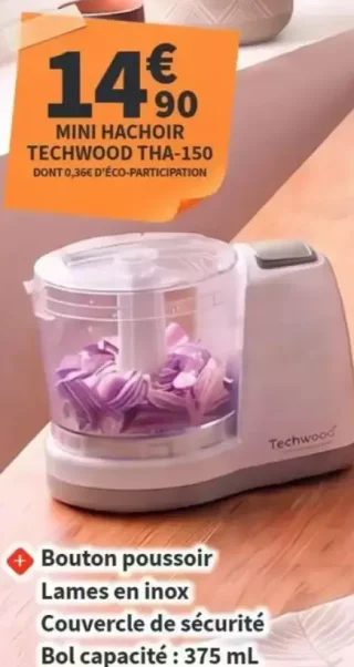 Mini hachoir Techwood THA-150