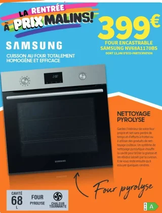 Four encastrable Samsung NV68A1170BS