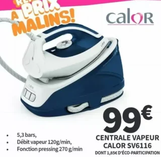 CENTRALE VAPEUR CALOR SV6116