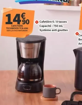 Cafetière Techwood TCA-696