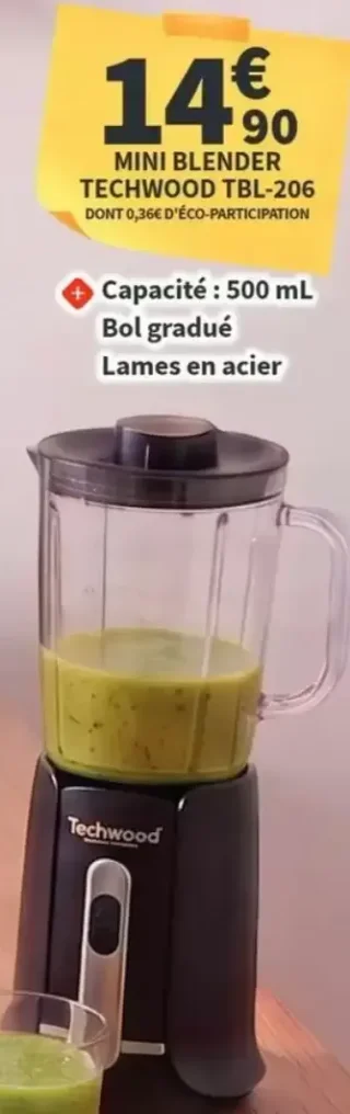 Mini Blender Techwood TBL-206