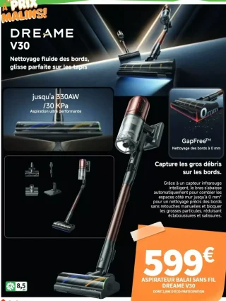 Aspirateur balai sans fil Dreame V30