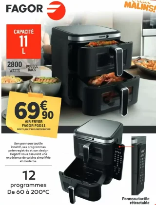 Air fryer Fagor FGD11