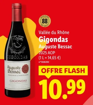 Vallée du Rhône Gigondas Auguste Bessac 2025 AOP