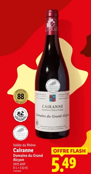 Vallée du Rhône Cairanne Domaine du Grand Alcyon 2025 AOP