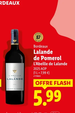 Bordeaux Lalande de Pomerol L'Abeille de Lalande 2025 AOP