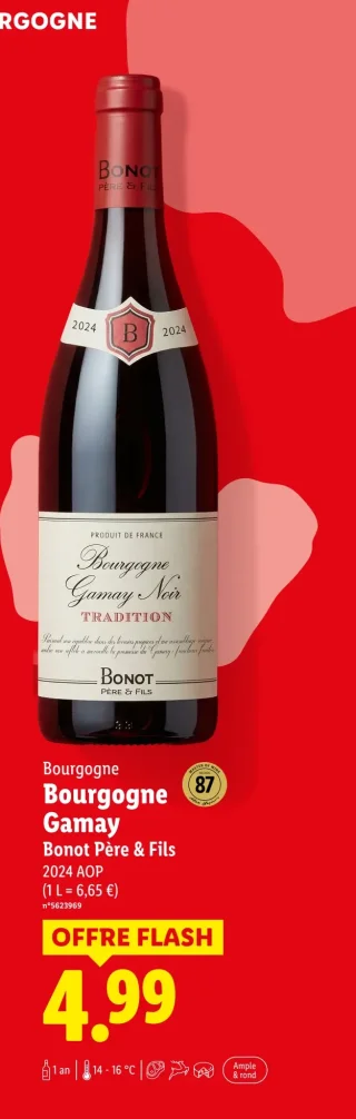 Bourgogne Bourgogne Gamay Bonot Père & Fils
