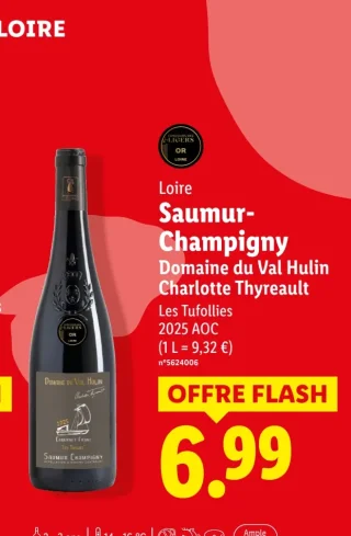 Saumur-Champigny Domaine du Val Hulin Charlotte Thyreault Les Tufollies 2025 AOC