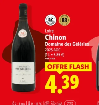 Chinon Domaine des Géléries 2025 AOC