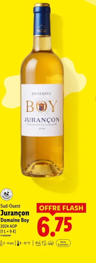 Jurançon Domaine Boy 2024 AOP Vin Blanc