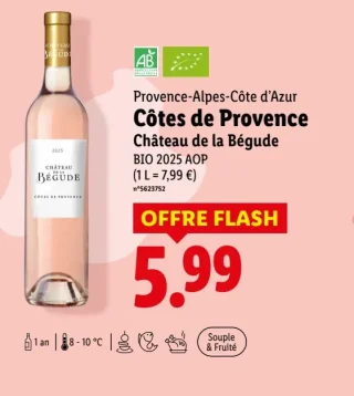 Provence-Alpes-Côte d'Azur Côtes de Provence Château de la Bégude BIO 2025 AOP
