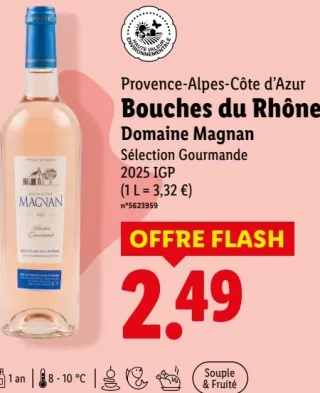 Provence-Alpes-Côte d'Azur Bouches du Rhône Domaine Magnan Sélection Gourmande 2025 IGP