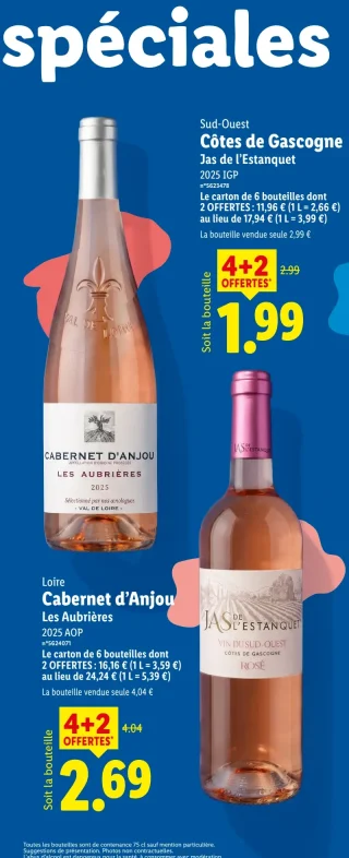 Rosé Cabernet d'Anjou Les Aubrières