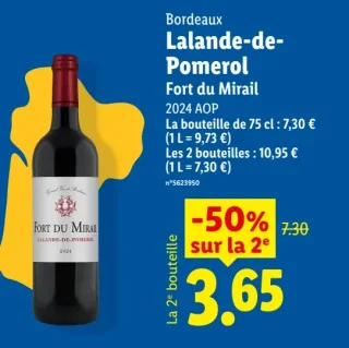 Bordeaux Lalande-de-Pomerol Fort du Mirail 2024 AOP