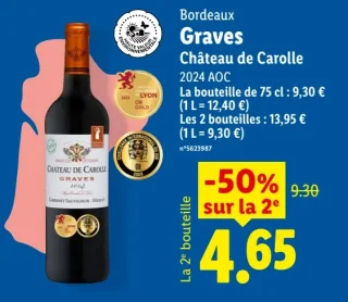 Bordeaux Graves Château de Carolle 2024 AOC