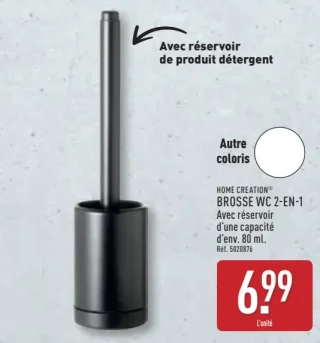 HOME CREATION® BROSSE WC 2-EN-1