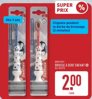 DENTITEX Brosse à dents enfant