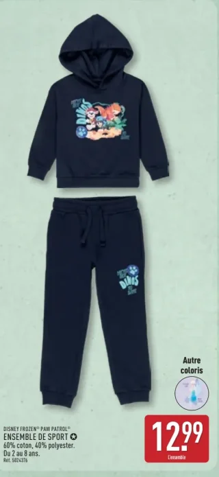 Disney Frozen® Paw Patrol® Ensemble de sport