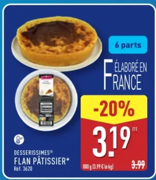 Desserissimes Flan Pâtissier