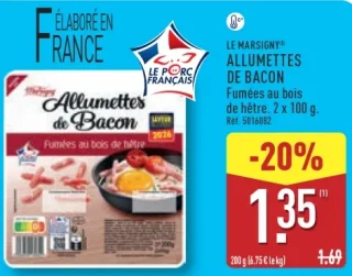 Le Marsigny Allumettes de bacon