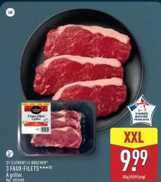ST-CLÉMENT LE BOUCHER 3 faux-filets
