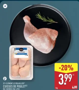 ST-CLÉMENT LE VOLAILLER cuisses de poulet