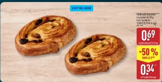 Pain aux raisins