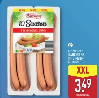 LE MARSIGNY® SAUCISSES DE VIENNE XXL