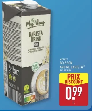 My Vay Boisson Avoine Barista