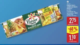 Yoplait Panier Fruits Jaunes ou Fruits Rouges