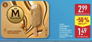 Magnum Double Gold Caramel Billionaire