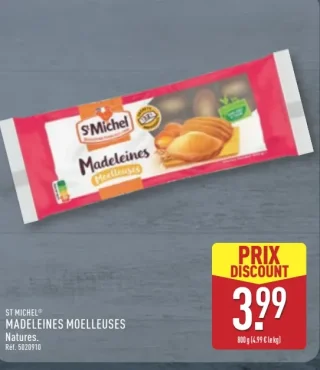 St Michel® Madeleines Moelleuses Natures