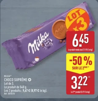MILKA® CHOCO SUPRÊME Lot de 3
